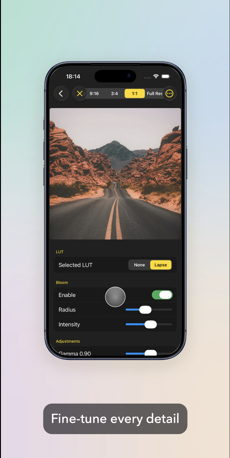 Example reel produced by run_reel: A clean reel, all defaults